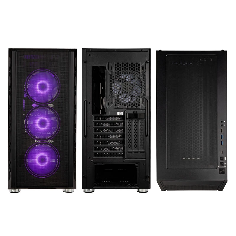 PC-kotelo Kolink Citadel Mesh ATX ARGB Midi-Tower – musta, ATX-miditornikotelo