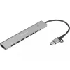 USB-keskitin SANDBERG 136-66 — 7x USB 3.0 liitäntää, ulkoinen virtalähteellä