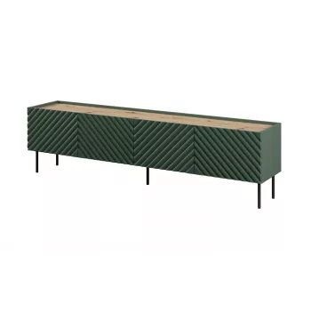 4D RTV-taso ONDA 200x40xK54.35 vihreä (seisova tai seinäkiinnitteinen)