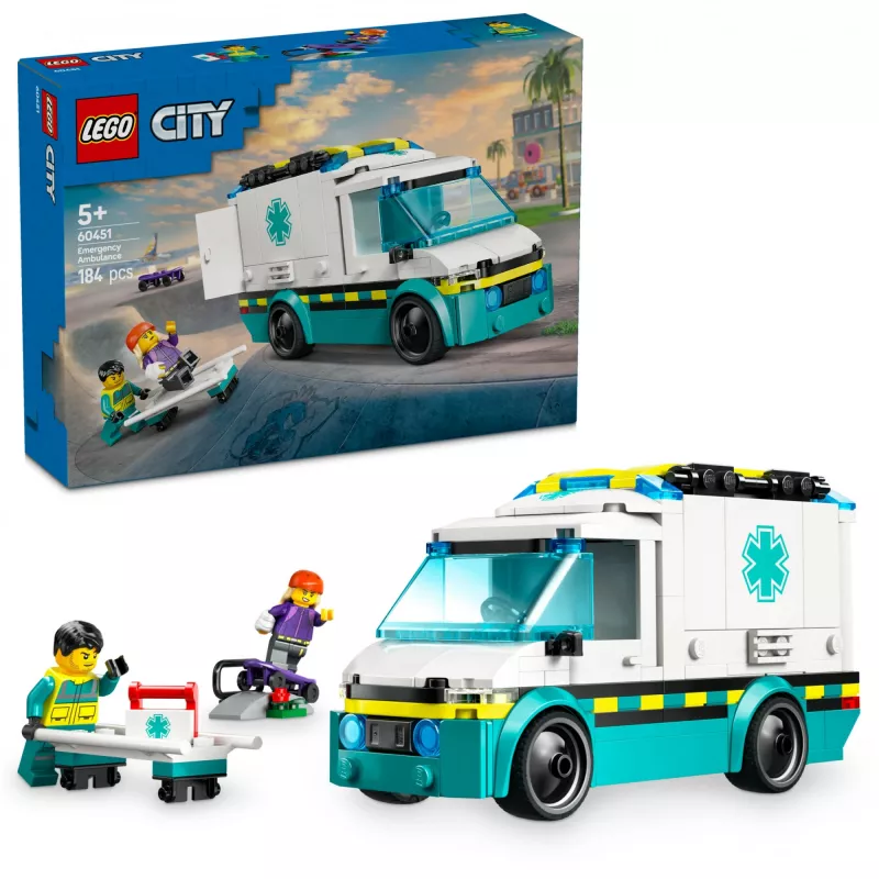 LEGO CITY 60451 ambulanssi