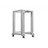 Avoin teline 19 inch 18U 600x800 harmaa