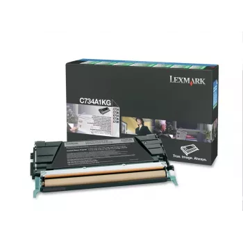 Lexmark - värikasetti - 1 x musta - 8000 sivua - LRP / LCCP (0C734A1KG)