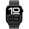 Apple Watch S10 timanttimusta alumiini Sport Loop muste GPS + Cellular 46 mm MWY53QF/A 2024