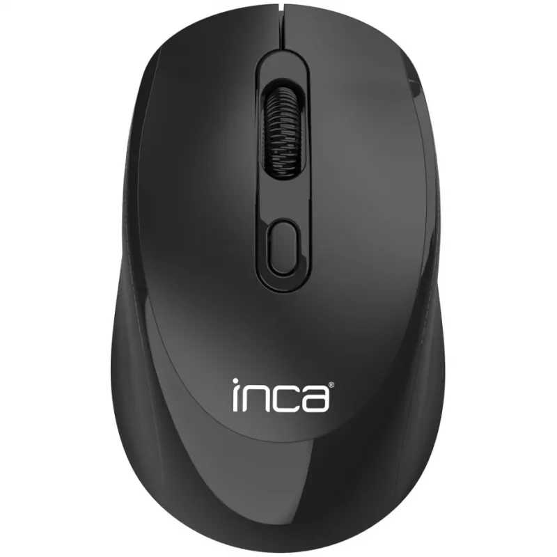 Inca IWS-519 näppäimistö ja hiiri sisältää Office RF langaton QWERTY turkki musta