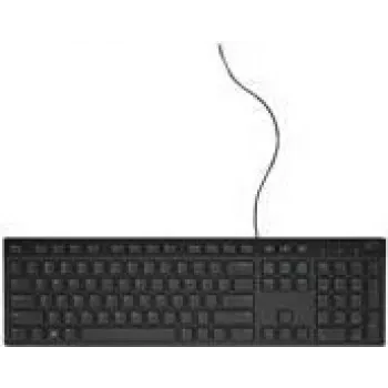 Johdollinen USB-Chiclet-näppäimistö Dell QuietKey PPJHH, UK-asettelu