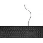 Johdollinen USB-Chiclet-näppäimistö Dell QuietKey PPJHH, UK-asettelu