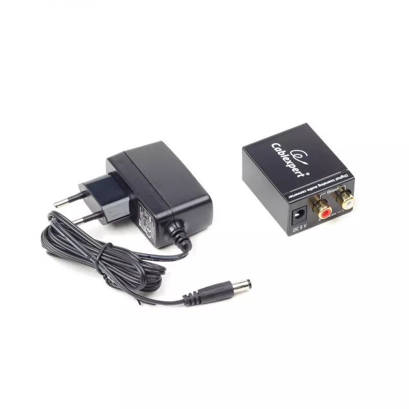 Gembird DSC-OPT-RCA-001 audiomuunnin musta