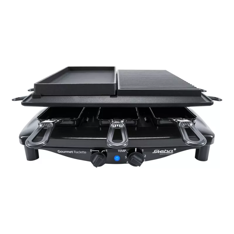Steba RC 4 Plus Deluxe raclette-grilli, musta