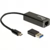 Ethernet-sovitin Inter-Tech IT-732 2500 Mbit/s USB Type-C johdollinen