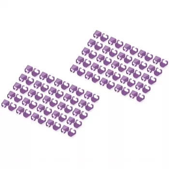 Värikoodausklipsi Digitus Color Clips patch-kaapeleille A-CC-VI PVC violetti