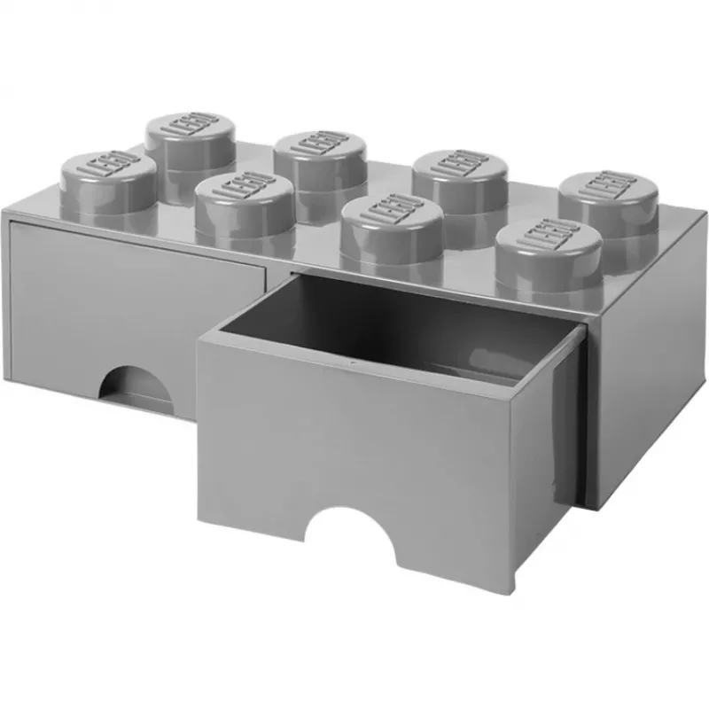 Room Copenhagen - LEGO Brick Drawers 8 - harmaa (40061740) (40061740)