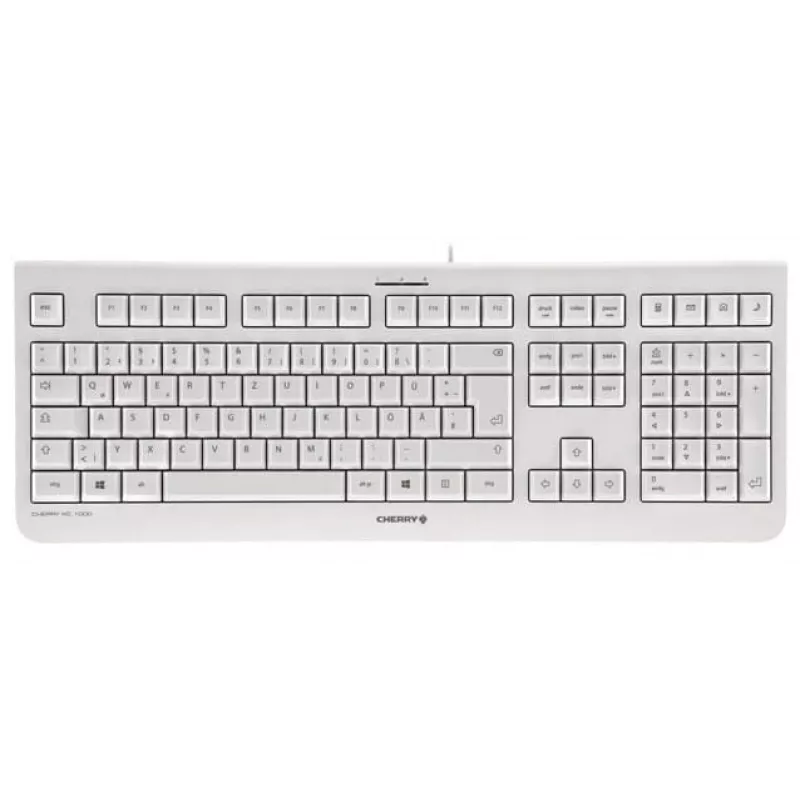 CHERRY KC 1000 näppäimistö kotiin USB sveitsiläinen asettelu harmaa