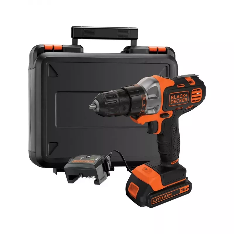 Black & Decker MT218K-QW oskilloiva monitoimityökalu musta, oranssi 8500 OPM