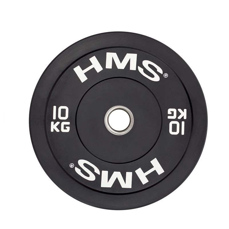 HMS Fitness BBR10 1 kpl olympiapainolevy kumipäällysteinen