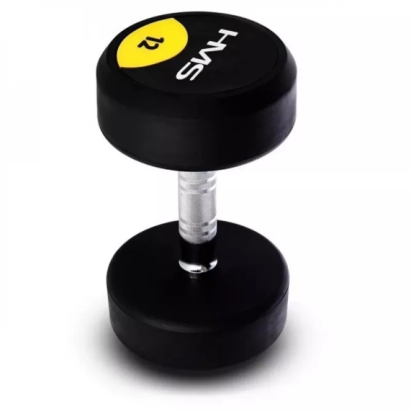 Kumipinnoitettu käsipaino 12 kg HMS HG PRO 12
