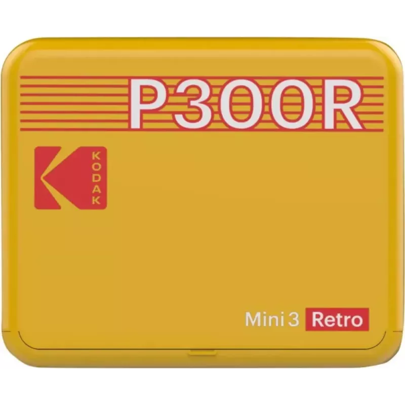 Kodak Mini 3 Square Retro -valokuvatulostin kelta