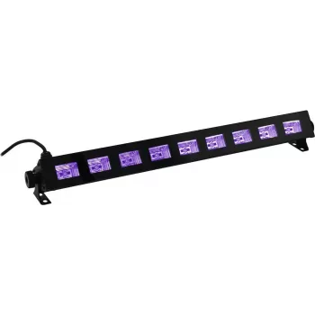 LED-UV-Bar EUROLITE Party UV Bar-9, jossa 9 x 3 W UV-LEDiä