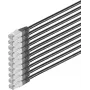 Verkkokaapeli ShiverPeaks 75711-HS-SET10 CAT 6 S/FTP PIMF, 4-parinen, suurnopeusdata