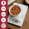 Keittiövaaka Beper P102BIL004 - digitaalinen, 5 kg, 1 g, valkoinen marmori