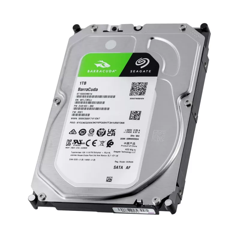 Seagate Barracuda ST1000DM014 sisäinen kiintolevy 1 TB 7200 kierr./min 256 MB 3,5