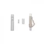 Qoltec 54450 kuituoptinen liitin LC monimuoto beige hopea