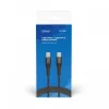 SAVIO CL-159 USB-C-USB-C-kaapeli 1 m, USB 2.0 (480 Mbit/s), musta, 2,1 A