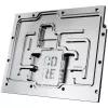 Alphacool Core RX 9070 XT Aorus Elite näytönohjaimen vesijäähdytyslohko takalevyllä, läpinäkyvä/kromi (14780)