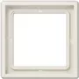 Seinäkyttkimen peitelevy JUNG LS 981 W norsunluu — ruuviton duroplast-peitelevy, 81×81 mm