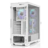 Zalman Z10 DUO ATX ZM-IF120 x4 valkoinen