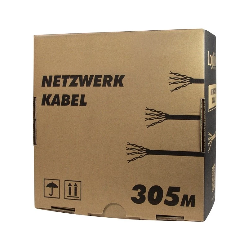 Verkkokaapeli LogiLink CPV0015 RJ45 Cat5e 305m beige