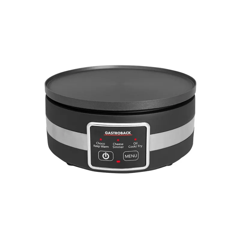 Gastroback 42568 Fondue MultiCook 4in1 ja keittolevy, 1200 W, 2,3 l ruostumattomasta teräksestä valmistettu kattila, 8 haarukkaa