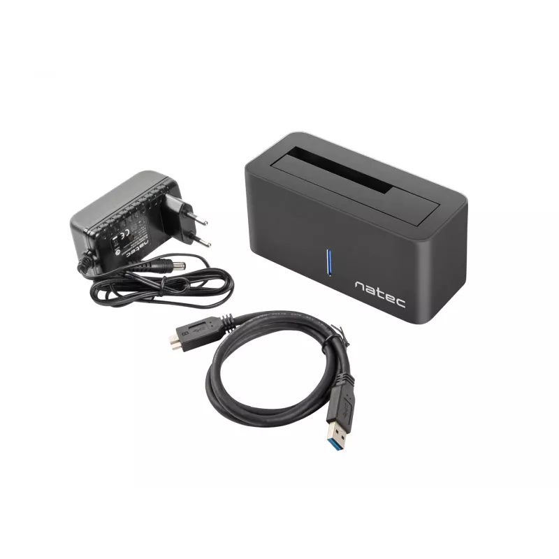 natec Kangaroo - kiintolevy - SSD - SATA - Serial ATA II - Serial ATA III - 2,5/3,5 inch - 8 TB - USB 3.2 Gen 1 (3.1 Gen 1) Type-A - 5 Gbit/s
