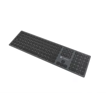NATEC NKL-1830 näppäimistö yleiskäyttöön RF langaton Bluetooth QWERTY espanja musta harmaa