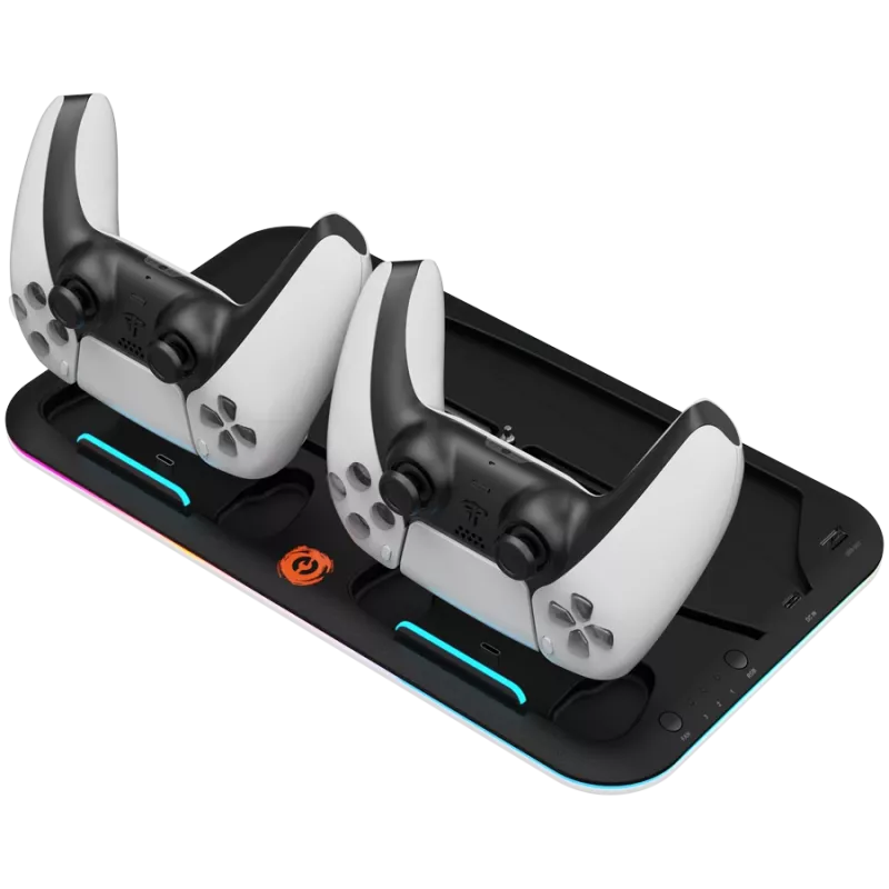 Jäähdytysteline CANYON CS-5 RGB PS5:lle lataustoiminnolla, malli CND-CSPS5B
