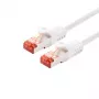 LOGON TCR66SS050WH verkkokytkentäkaapeli, Cat6 SF/UTP (S-FTP), 5 m, valkoinen