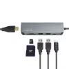LogiLink UA0343 USB-C-moniporttikeskitin alumiini USB 3.2 2nd Gen Mult