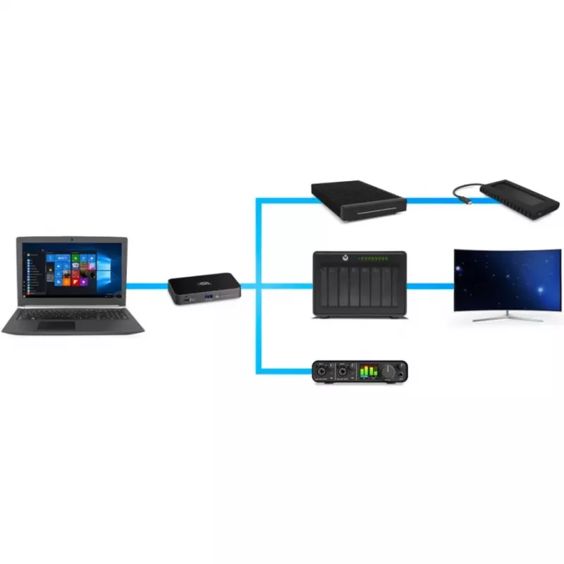 Other World Computing OWC Thunderbolt Hub - keskitin - 4 x USB-C - pöytämalli (OWCTB4HUB5P)