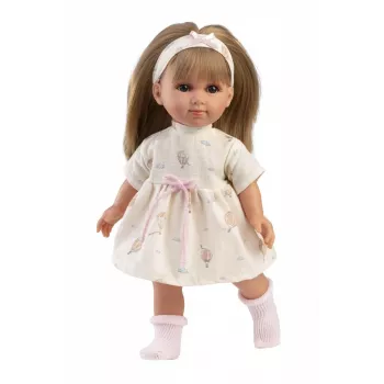 Nukke Llorens Elena 35 cm — realistiset piirteet, pehmeä vartalo