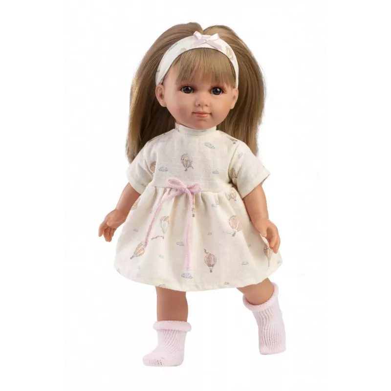 Nukke Llorens Elena 35 cm — realistiset piirteet, pehmeä vartalo