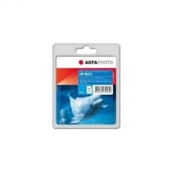 AgfaPhoto 5,5 ml - syaani - yhteensopiva - mustekasetti (vaihtoehto: HP 363, HP C8771EE)