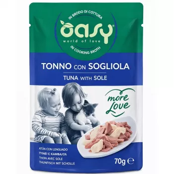 Oasy More Love tonnikalaa merianturalla pussi 70 g