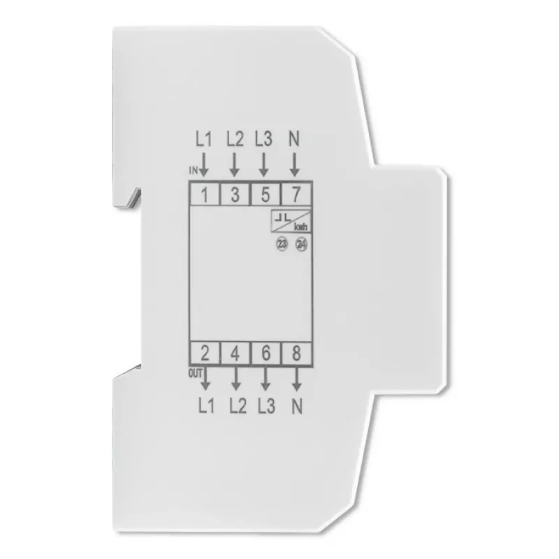 Kolmivaiheinen elektroninen mittari QOLTEC 50992 400V 100A