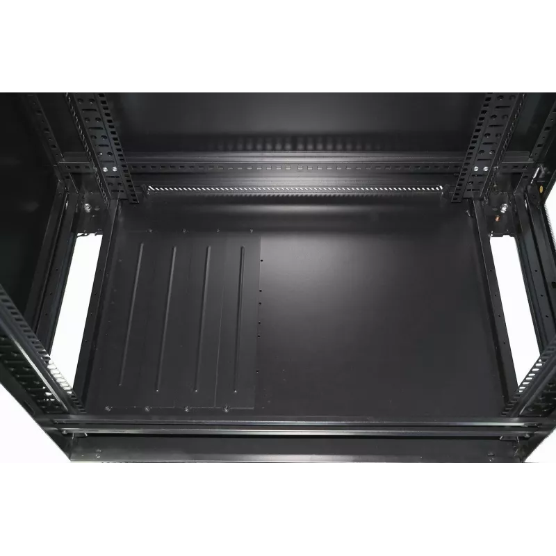 Extralink räkkikaappi 32U 600x1000 musta seisova