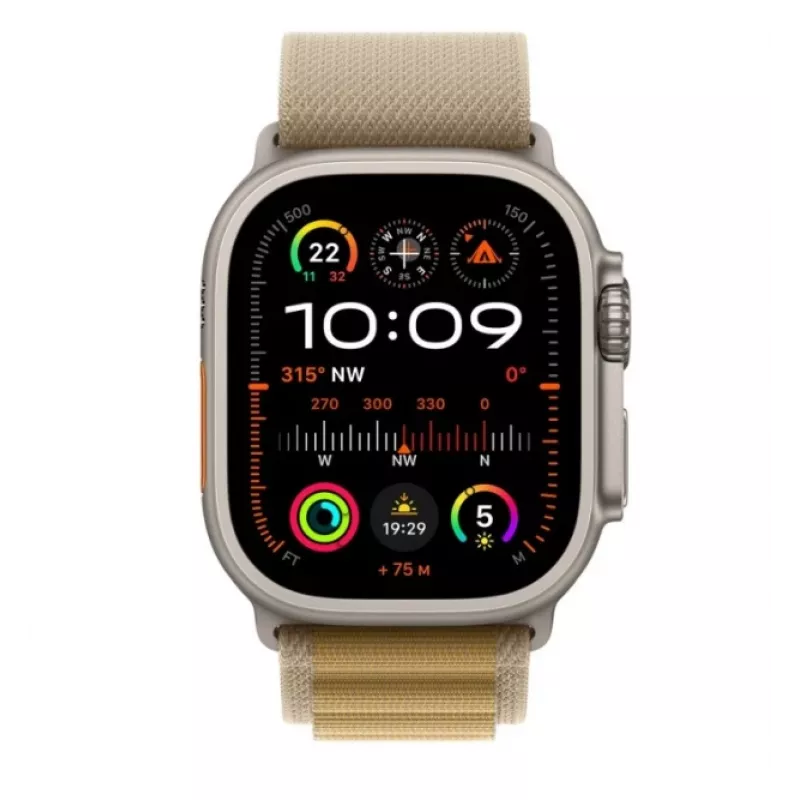 Apple älykello MX4H3UL/A 49 mm GPS Always‑On Retina Display Natural Titan