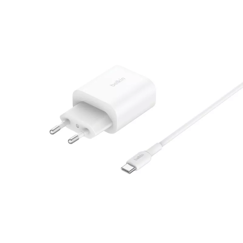 Langaton laturi Belkin BoostCharge WIZ029VFWH pikalataus USB Type-C sisäkäyttöön