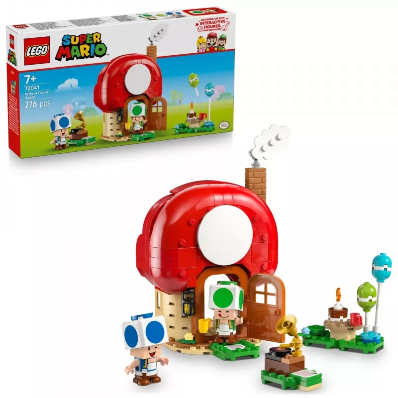 LEGO Super Mario juhlat Toadin talossa -sarja 72041, interaktiiviset pelitoiminnot