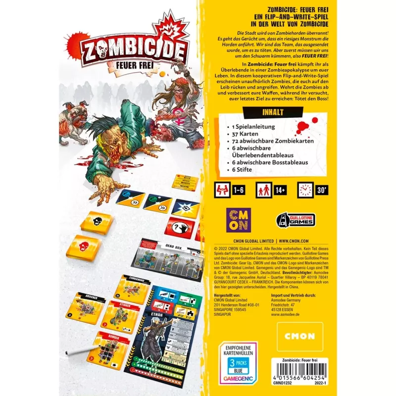 Zombicide Feuer Frei -perhepeli