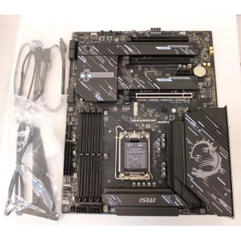 Emolevy MSI Z890 GAMING PLUS WIFISO — kunnostettu, käytetty, vain taustapaneeli mukana