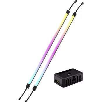 Corsair iCUE LINK LS430 Aurora RGB -valonauhasarja, 430 mm, musta