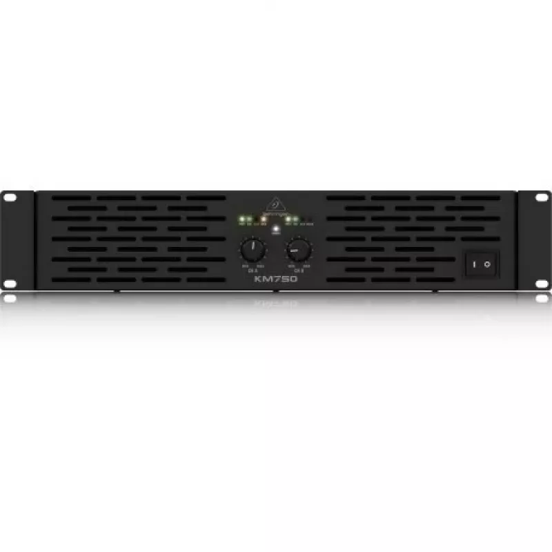 Behringer KM750 audiovahvistin 2.1-kanavaa musta